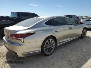 2019 Lexus LS with VIN JTHB51FF8K5007357, listed as a Copart auction lot 46069445 with 78,041 mi miles and Salvage Title. Bid and sale history available at carsss.com. Image 3.