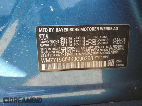 2019 MINI Countryman Cooper S с VIN WMZYT5C54K3G90368, выставлен на аукционе Copart как лот 83701004 с пробегом 77 669 миль миль и Чистый • Clean title. История ставок и продаж доступна на DreamBid. Изображение 13.
