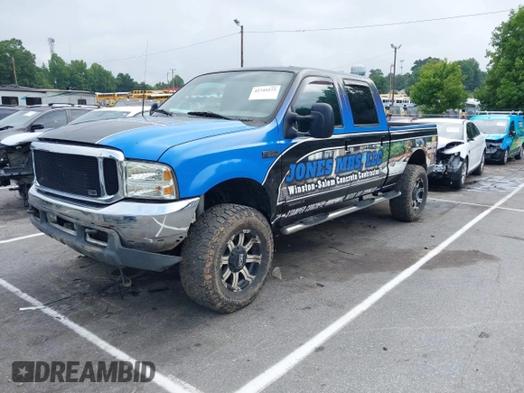 2001 Ford F-250 XL with VIN 1FTNW21F81EC53235, listed as a IAAI auction lot 42745272 with 152,010 mi miles and . Bid and sale history available at DreamBid. Image 2.