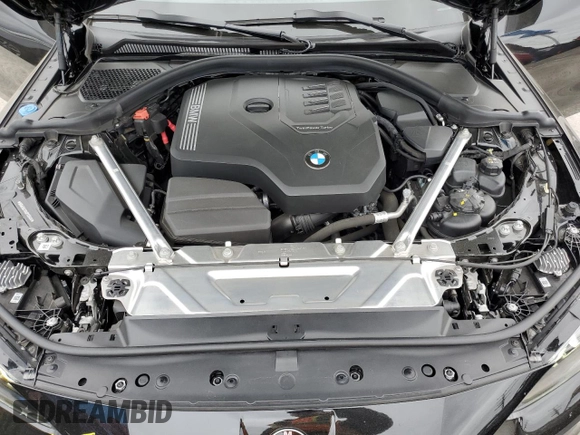 2024 BMW 4 Series 430i with VIN WBA63AV04RFS25464, listed as a Copart auction lot 53543965 with 18,008 mi miles and Salvage title. Bid and sale history available at DreamBid. Image 11.