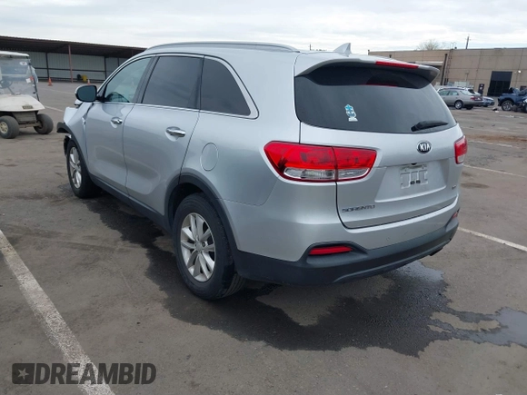 2017 Kia Sorento LX with VIN 5XYPG4A33HG267861, listed as a IAAI auction lot 41859069 with 96,559 mi miles. Bid and sale history available at carsss.com. Image 3.