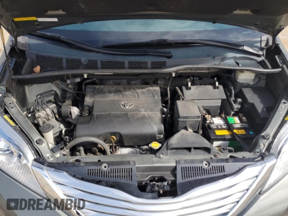 2011 Toyota Sienna XLE with VIN 5TDDK3DC5BS014543, listed as a Copart auction lot 51764155 with 155,207 mi miles and Salvage Title. Bid and sale history available at carsss.com. Image 12.