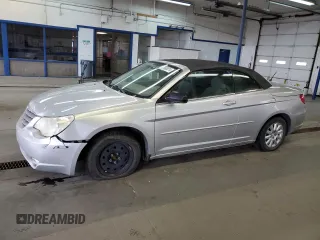 2008 Chrysler Sebring LX with VIN 1C3LC45K78N675207, listed as a Copart auction lot 57565874 with 187,308 mi miles and Clean Title. Bid and sale history available at carsss.com. Image 1.