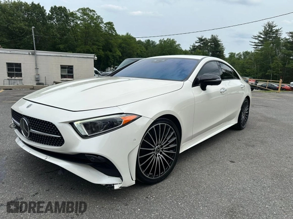 2023 Mercedes-Benz CLS 450 with VIN W1K2J5KB8PA111309, listed as a Copart auction lot 60275335 with 48,879 mi miles and Clean title. Bid and sale history available at DreamBid. Image 1.