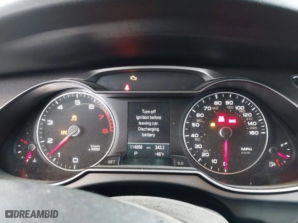 2013 Audi allroad Premium Plus with VIN WA1UFAFL0DA184311, listed as a IAAI auction lot 41976884 with 114,656 mi miles. Bid and sale history available at carsss.com. Image 7.