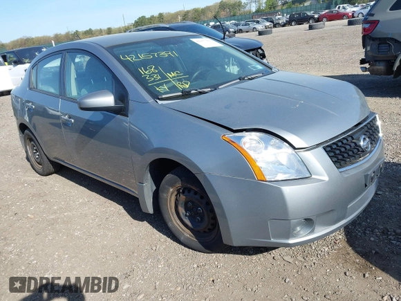 2008 Nissan Sentra S with VIN 3N1AB61E98L631777, listed as a IAAI auction lot 42157391 with 168,331 mi miles and . Bid and sale history available at DreamBid. Image 1.