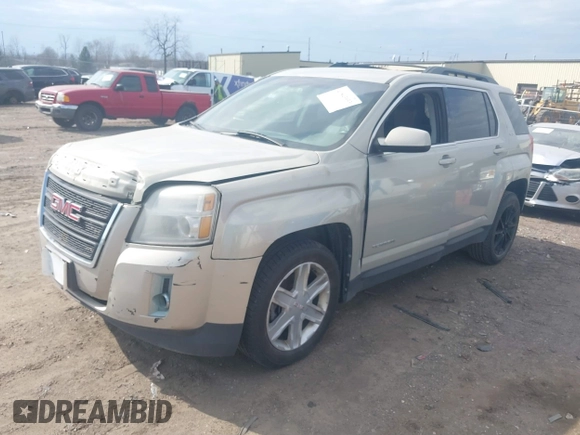 2011 GMC Terrain SLT-1 with VIN 2CTFLUE5XB6201691, listed as a IAAI auction lot 41843933 with 108,647 mi miles and . Bid and sale history available at carsss.com. Image 2.