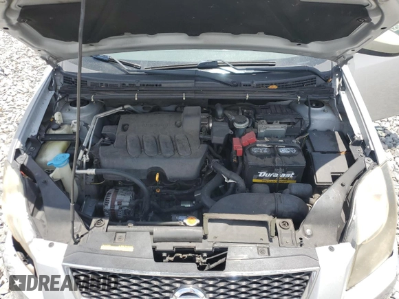 2012 Nissan Sentra S with VIN 3N1AB6AP7CL702095, listed as a Copart auction lot 60427205 with 165,267 mi miles and Salvage title. Bid and sale history available at DreamBid. Image 11.