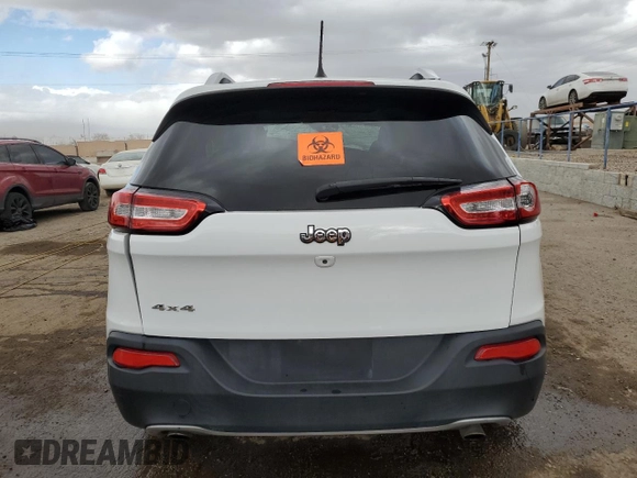 2014 Jeep Cherokee Limited z VIN 1C4PJMDS6EW189790, wystawiony jako Copart lot #45485385 z przebiegiem 155 684 mil mil oraz Nie do naprawy • Non repairable. Historia ofert i sprzedaży dostępna na DreamBid. Obrazek 6.