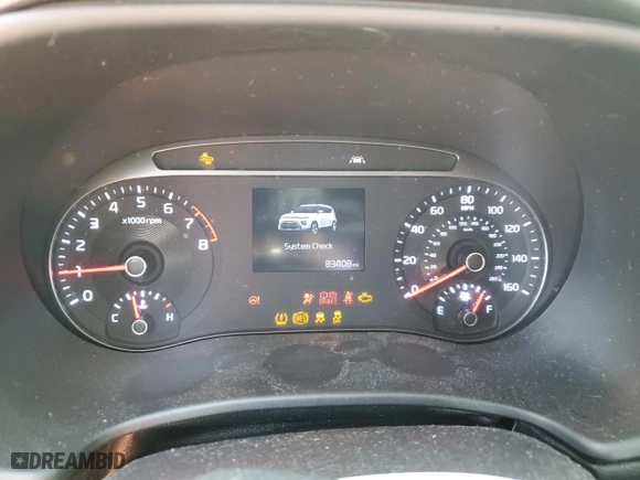2020 Kia Soul S with VIN KNDJ23AU0L7015143, listed as a Copart auction lot 49065545 with 83,408 mi miles and Salvage Title. Bid and sale history available at carsss.com. Image 9.