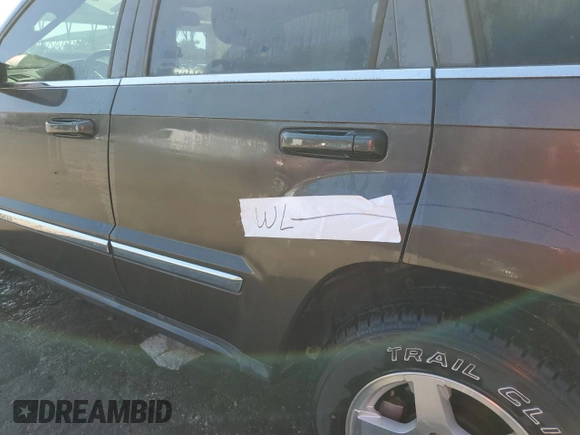 2006 Jeep Grand Cherokee Limited with VIN 1J4HS58N76C136007, listed as a Copart auction lot 77489034 with 117,023 mi miles and Salvage title. Bid and sale history available at DreamBid. Image 13.