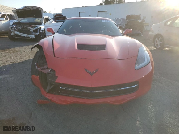 2014 Chevrolet Corvette Stingray Z51 3LT with VIN 1G1YL2D79E5104468, listed as a Copart auction lot 73684144 with 105,354 mi miles and Salvage Title. Bid and sale history available at carsss.com. Image 5.