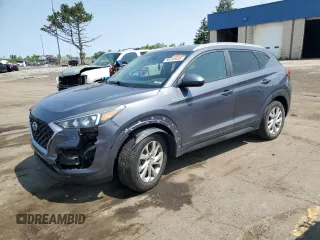 2019 Hyundai Tucson Value z VIN KM8J33A44KU888693, wystawiony jako Copart lot #58240635 z przebiegiem 124 811 mil mil oraz Czysty tytuł • Clean title. Historia ofert i sprzedaży dostępna na DreamBid. Obrazek 1.
