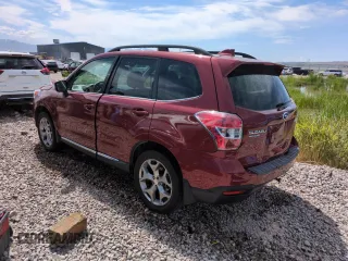 2016 Subaru Forester Touring with VIN JF2SJAXC2GH512772, listed as a Copart auction lot 58592825 with 52,056 mi miles and Salvage title. Bid and sale history available at DreamBid. Image 2.