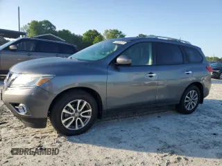 2015 Nissan Pathfinder SV with VIN 5N1AR2MM5FC684212, listed as a Copart auction lot 52989315 with 157,545 mi miles and Clean Title. Bid and sale history available at carsss.com. Image 1.