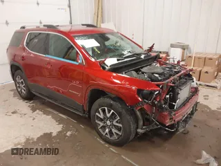 2023 GMC Acadia SLT with VIN 1GKKNULS0PZ255501, listed as a IAAI auction lot 41520454 with 21,161 mi miles and . Bid and sale history available at DreamBid. Image 1.