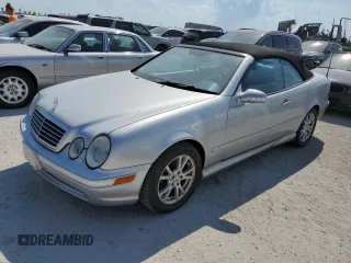 2002 Mercedes-Benz CLK 320/430 with VIN WDBLK70G22T095514, listed as a Copart auction lot 75862504 with Not Provided miles and Salvage Title. Bid and sale history available at DreamBid. Image 1.