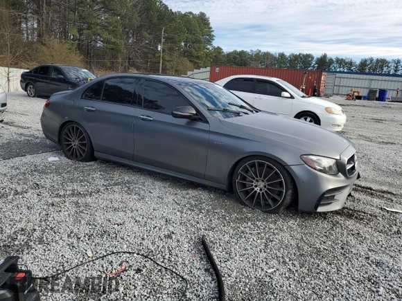 2017 Mercedes-Benz E-Class AMG E 43 with VIN WDDZF6EB1HA191099, listed as a Copart auction lot 88069475 with 125,223 mi miles and Clean Title. Bid and sale history available at carsss.com. Image 4.