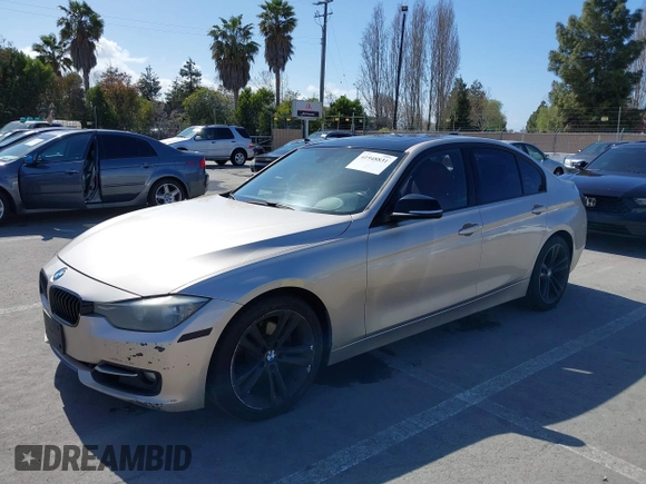 2013 BMW 3 Series 328i with VIN WBA3C1G58DNR44453, listed as a IAAI auction lot 41948831 with 170,153 mi miles. Bid and sale history available at carsss.com. Image 6.