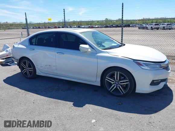2016 Honda Accord Touring with VIN 1HGCR3F93GA024342, listed as a IAAI auction lot 41748591 with 95,253 mi miles and . Bid and sale history available at DreamBid. Image 14.