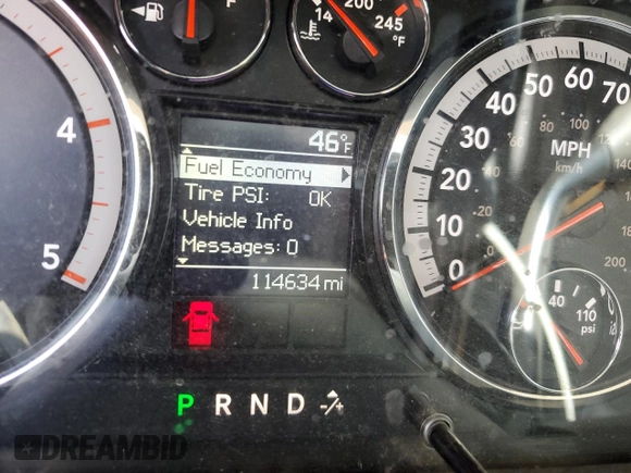2012 Ram 2500 ST with VIN 3C6UD5HL9CG291025, listed as a Copart auction lot 52954905 with 114,634 mi miles and Salvage Title. Bid and sale history available at carsss.com. Image 9.