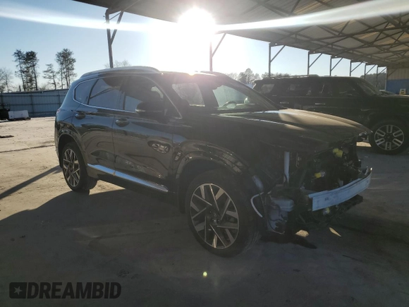 2023 Hyundai Santa Fe Calligraphy with VIN 5NMS54AL0PH557060, listed as a Copart auction lot 87169724 with 31,618 mi miles and Salvage Title. Bid and sale history available at carsss.com. Image 4.