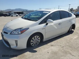 2014 Toyota Prius Plug-In with VIN JTDKN3DP1E3063259, listed as a Copart auction lot 49824425 with 122,092 mi miles and Salvage Title. Bid and sale history available at carsss.com. Image 1.