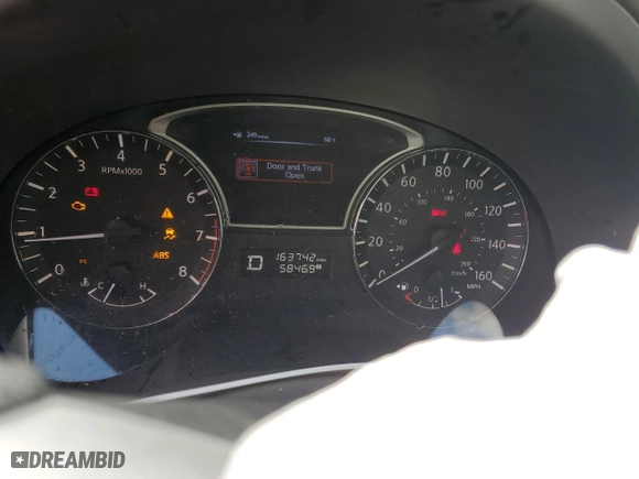 2013 Nissan Altima 2.5 SV with VIN 1N4AL3AP7DC921943, listed as a Copart auction lot 48985755 with 163,742 mi miles and Salvage Title. Bid and sale history available at carsss.com. Image 9.