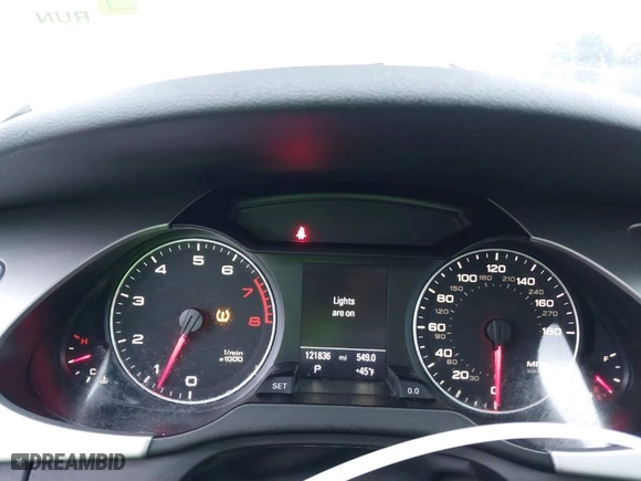 2011 Audi A4 2.0T Premium Plus with VIN WAUFFAFL0BN023040, listed as a IAAI auction lot 41428079 with 121,836 mi miles. Bid and sale history available at carsss.com. Image 7.