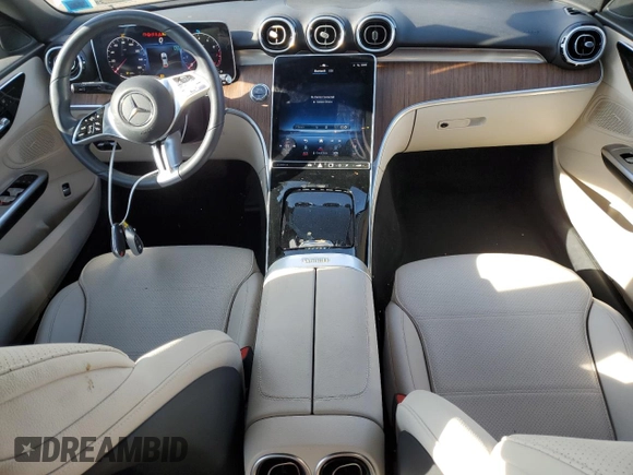 2023 Mercedes-Benz C 300 with VIN W1KAF4HB6PR082490, listed as a Copart auction lot 42681225 with 11,890 mi miles and Salvage Title. Bid and sale history available at DreamBid. Image 8.