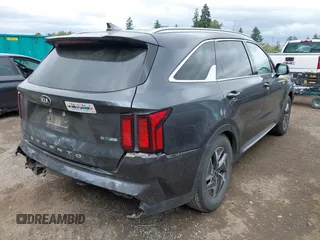 2021 Kia Sorento S with VIN KNDRG4LG0M5036878, listed as a IAAI auction lot 42544031 with 62,059 mi miles and . Bid and sale history available at DreamBid. Image 4.