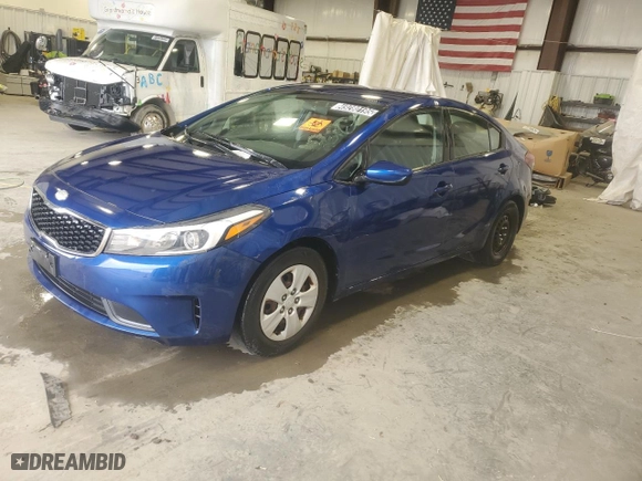 2017 Kia Forte LX with VIN 3KPFK4A74HE126582, listed as a Copart auction lot 49280195 with 0 mi miles and Clean Title. Bid and sale history available at carsss.com. Image 1.