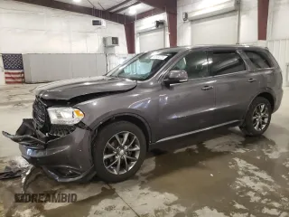 2017 Dodge Durango GT z VIN 1C4RDJDG6HC672552, wystawiony jako Copart lot #59534725 z przebiegiem 192 197 mil mil oraz Szkoda całkowita • Salvage title. Historia ofert i sprzedaży dostępna na DreamBid. Obrazek 1.