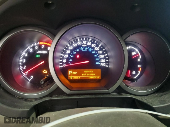 2009 Suzuki Grand Vitara with VIN JS3TE042694100010, listed as a Copart auction lot 56716225 with 148,495 mi miles and Salvage title. Bid and sale history available at DreamBid. Image 9.