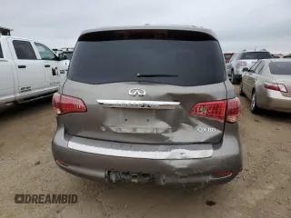 2015 Infiniti QX80 with VIN JN8AZ2NC7F9370623, listed as a Copart auction lot 66523254 with 140,653 mi miles and Salvage Title. Bid and sale history available at carsss.com. Image 6.