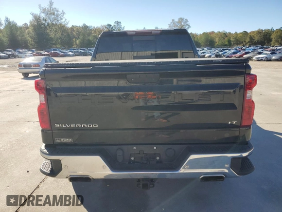2020 Chevrolet Silverado 1500 LT with VIN 1GCUYDEDXLZ253923, listed as a Copart auction lot 82211904 with 95,574 mi miles and Salvage Title. Bid and sale history available at DreamBid. Image 6.