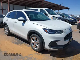 2023 Honda HR-V LX with VIN 3CZRZ1H39PM704930, listed as a IAAI auction lot 41828629 with 45,441 mi miles and . Bid and sale history available at DreamBid. Image 1.