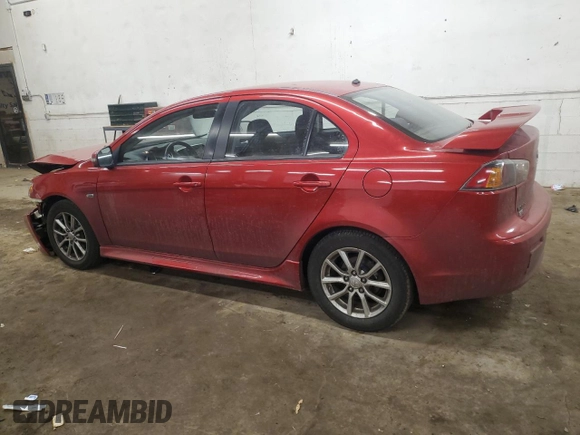 2016 Mitsubishi Lancer SE with VIN JA32V2FW5GU002619, listed as a Copart auction lot 47193795 with 91,645 mi miles and Salvage Title. Bid and sale history available at carsss.com. Image 2.