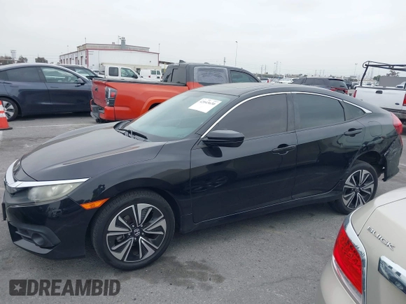 2016 Honda Civic Sedan EX-T with VIN 2HGFC1F34GH645220, listed as a IAAI auction lot 42043630 with 55,301 mi miles. Bid and sale history available at carsss.com. Image 14.