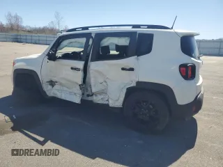 2020 Jeep Renegade Altitude with VIN ZACNJABBXLPL83867, listed as a Copart auction lot 53523955 with 59,045 mi miles and Salvage title. Bid and sale history available at DreamBid. Image 2.
