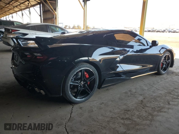 2020 Chevrolet Corvette 2LT with VIN 1G1Y72D42L5118848, listed as a Copart auction lot 47227395 with 24,397 mi miles and Salvage Title. Bid and sale history available at carsss.com. Image 3.