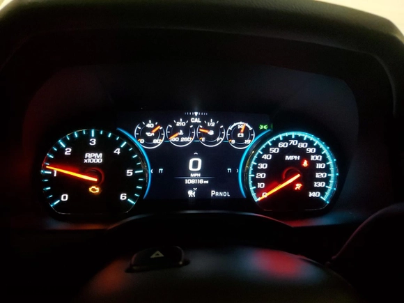 2019 GMC Yukon XL Denali with VIN 1GKS2HKJ3KR385015, listed as a Copart auction lot 42794965 with 108,116 mi miles and Salvage Title. Bid and sale history available at carsss.com. Image 9.