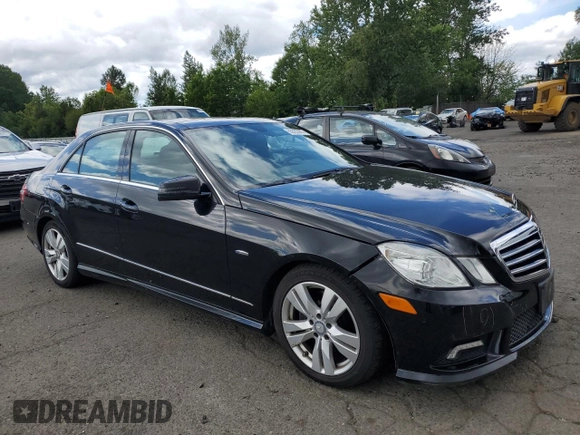 2011 Mercedes-Benz E 350 Luxury with VIN WDDHF2EBXBA435909, listed as a Copart auction lot 55822995 with 153,607 mi miles and Salvage title. Bid and sale history available at DreamBid. Image 4.