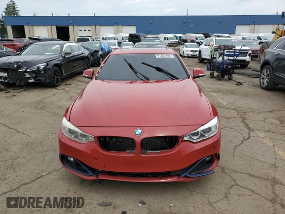 2016 BMW 4 Series 428i xDrive with VIN WBA3N9C56GK250087, listed as a Copart auction lot 61393405 with 113,438 mi miles and Clean title. Bid and sale history available at DreamBid. Image 5.