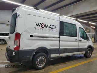 2021 Ford Transit Cargo with VIN 1FTBR1C89MKA71178, listed as a Copart auction lot 83775224 with 68,280 mi miles and Salvage Title. Bid and sale history available at DreamBid. Image 3.