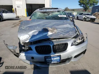 2015 BMW 2 Series M235i with VIN WBA1J7C52FV288968, listed as a Copart auction lot 76639124 with 0 mi miles and Salvage Title. Bid and sale history available at carsss.com. Image 5.