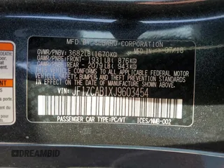 2018 Subaru BRZ Premium with VIN JF1ZCAB1XJ9603454, listed as a Copart auction lot 81592403 with 38,718 mi miles and . Bid and sale history available at DreamBid. Image 12.