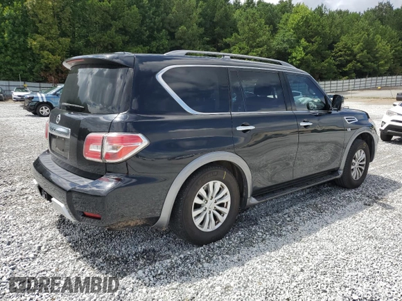 2018 Nissan Armada SV with VIN JN8AY2ND0J9052654, listed as a Copart auction lot 64750694 with 160,102 mi miles and Salvage Title. Bid and sale history available at carsss.com. Image 3.