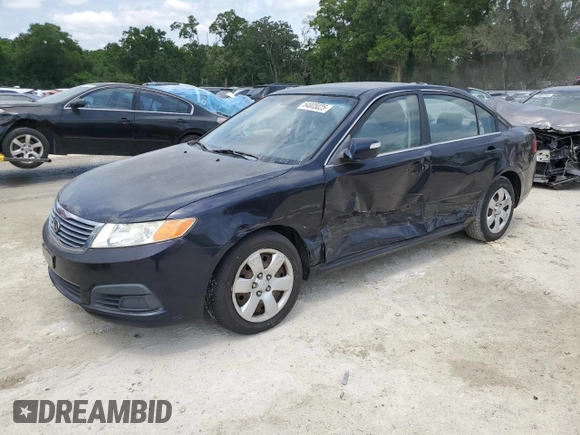 2010 Kia Optima LX with VIN KNAGG4A87A5391946, listed as a Copart auction lot 54005025 with 144,652 mi miles and Salvage Title. Bid and sale history available at carsss.com. Image 1.