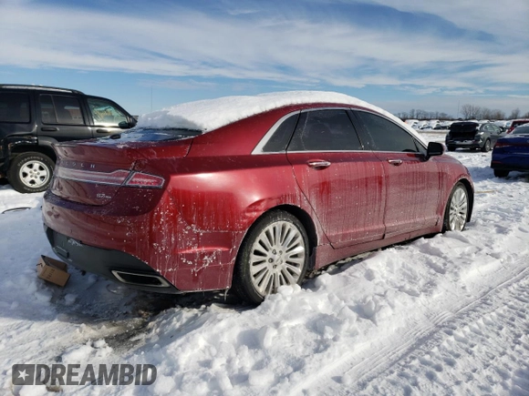 2013 Lincoln MKZ with VIN 3LN6L2JK7DR811843, listed as a Copart auction lot 87757895 with 159,800 mi miles and Non repairable. Bid and sale history available at DreamBid. Image 3.